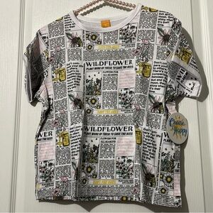 NWT Wildflower Print Cropped Shirt